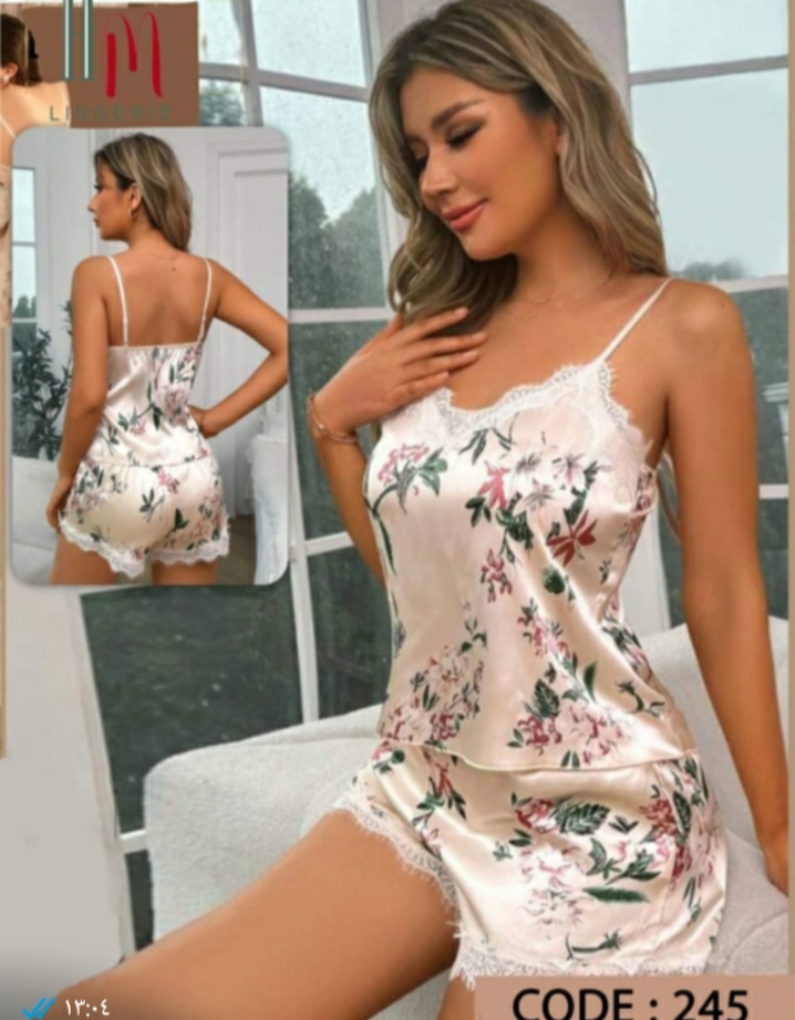 بيجاما شورت ستان (دستة 12 قطعة)